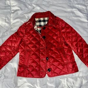 Burberry 4T Burgundy Jacket. Preloved but great condition
